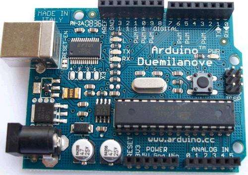 Arduino Duemilanove ATMega168 Microcontroller board + Cable and Free Shipping