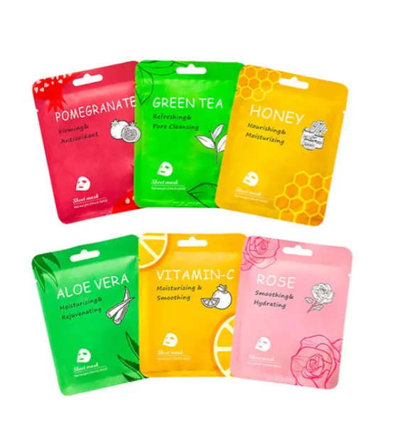 Kimsly Korean Facial Mask Sheets (6 Pack)