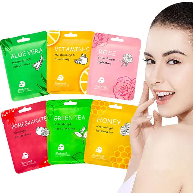 Kimsly Korean Facial Mask Sheets (6 Pack)