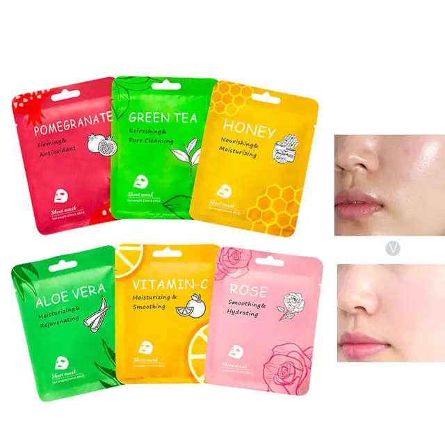 Kimsly Korean Facial Mask Sheets (6 Pack)