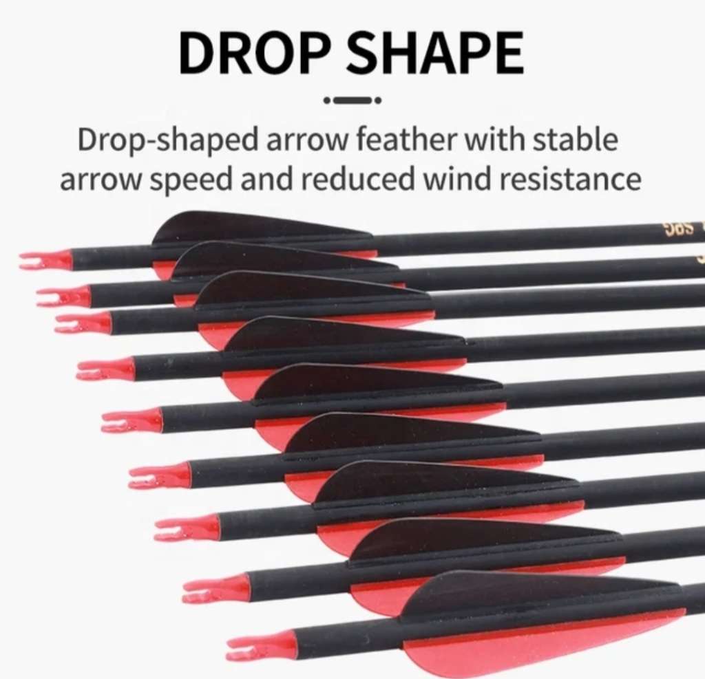 20 PACK CARBON ARROWS FOR HUNTING OR TARGETS