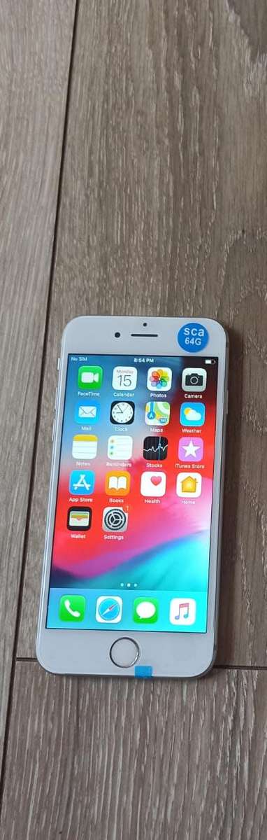IPHONE 6 128GB SILVER, 100% BATTERY HEALTH!!!