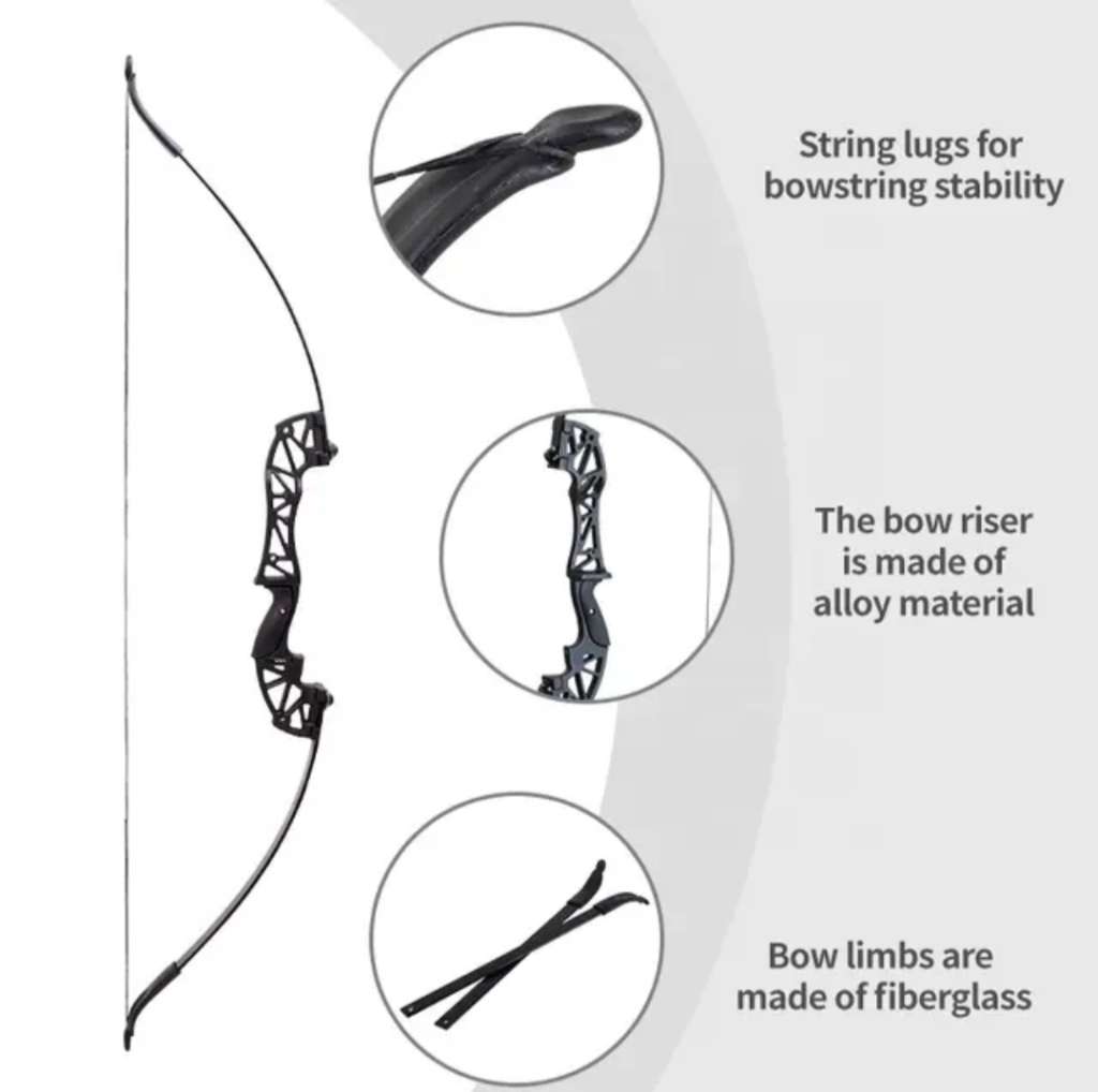 RETAIL-R4500 ,TAKEDOWN RECURVE BOW SET, CRAZY SALE INCLUDING ARROWS