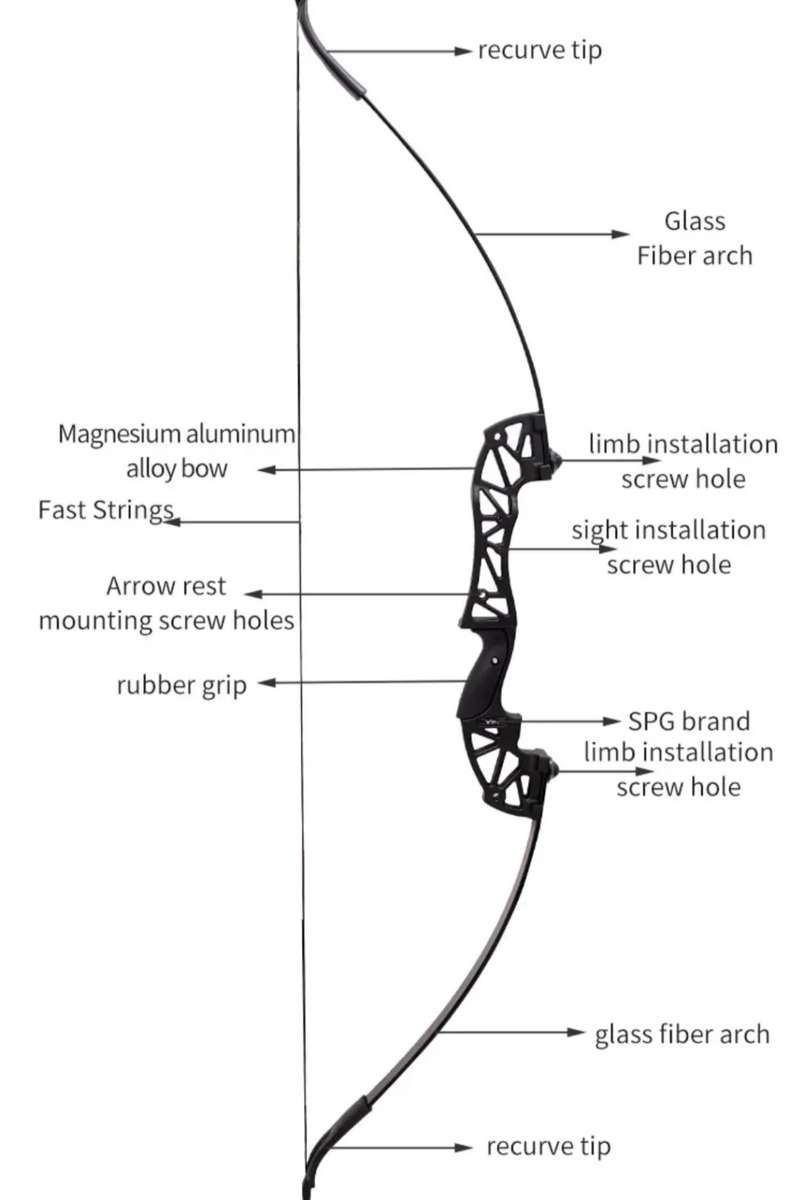OPENING SPECIAL!!! TAKEDOWN RECURVE BOW,FREE ACCESSORIES  high quality magnesium