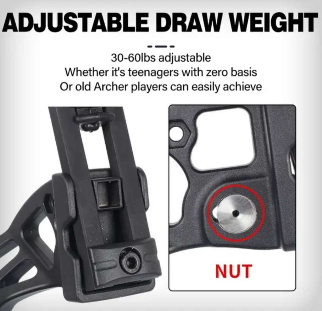 HUNTING COMPOUND BOW WITH FREE ACCESSORIES