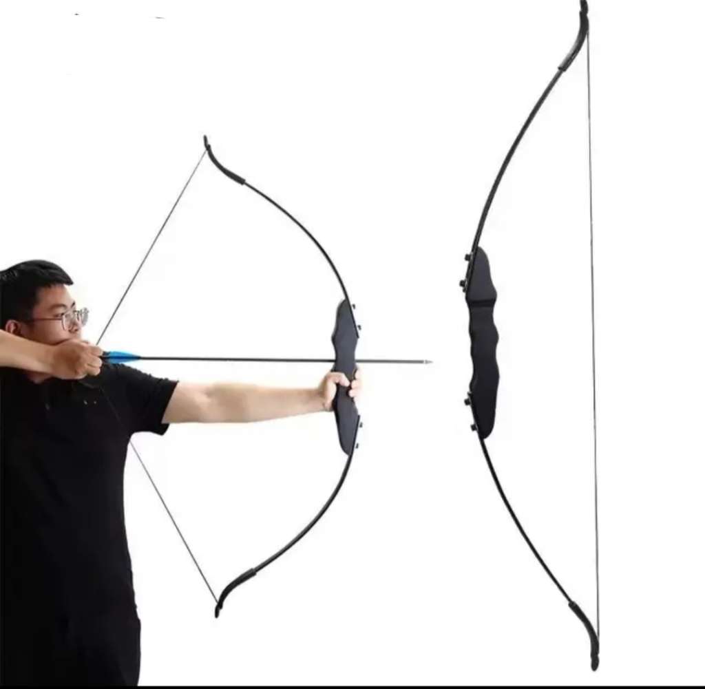 WOODEN TAKEDOWN RECURVE BOW WITH FREE ACCESSORIES