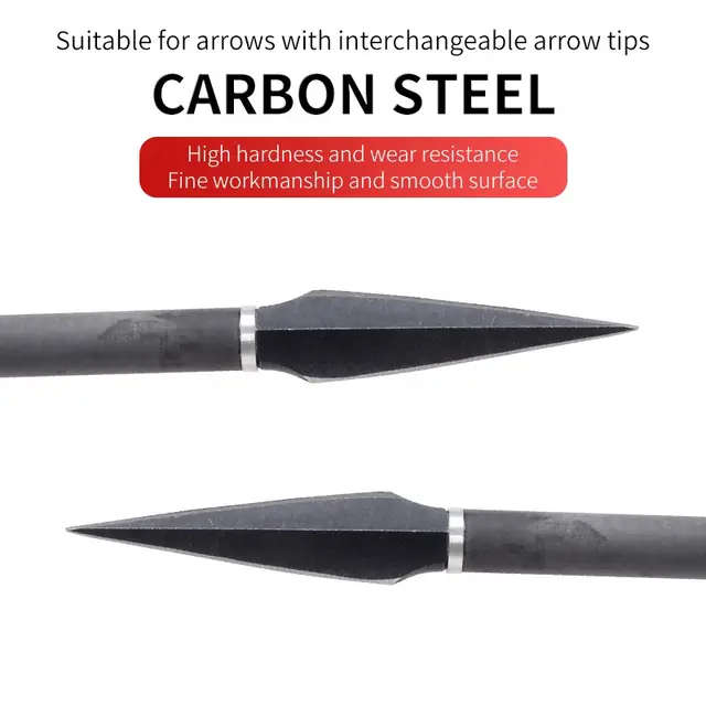 15 PACK CARBON HUNTING ARROWS WITH FREE HUNTING LOOSEHEADS