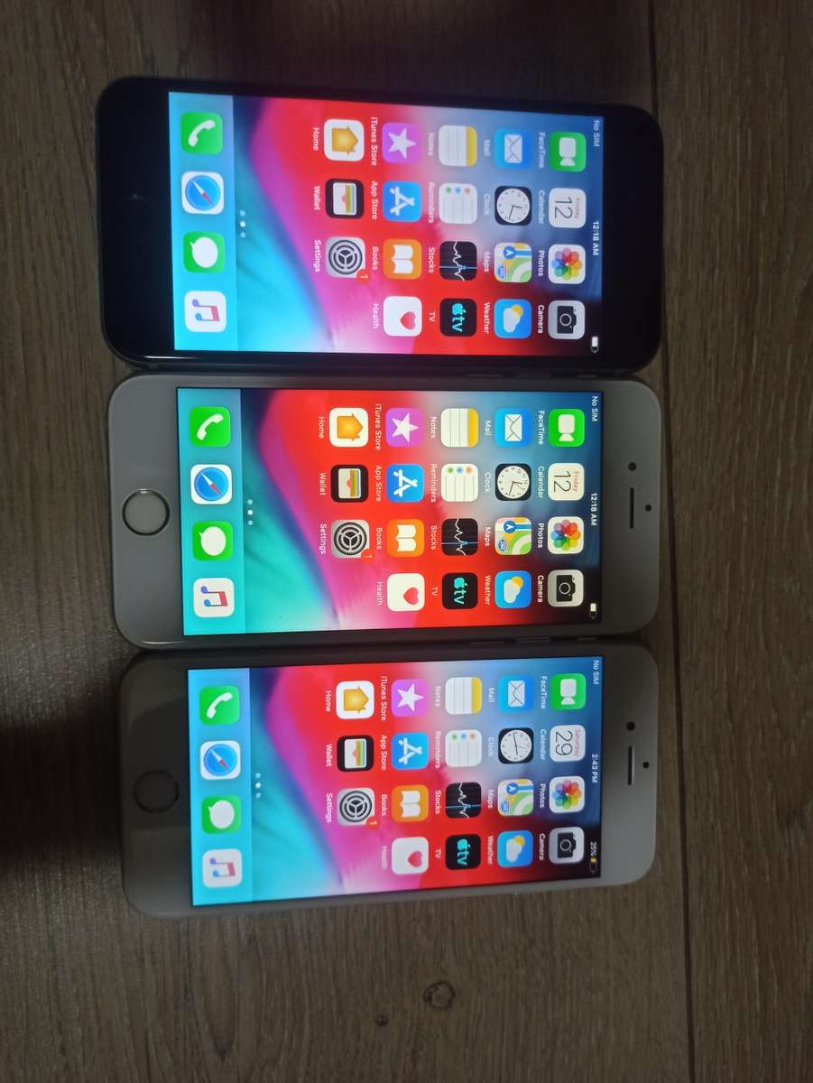3 iPhone 6 128gb with 100% battery health