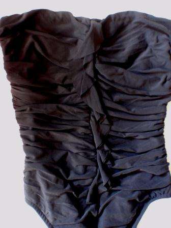 VERY GLAM BLACK FULL SWIMSUIT - MIRACLE SUIT!!!  SIZE 36 AMAZING SUPPORT