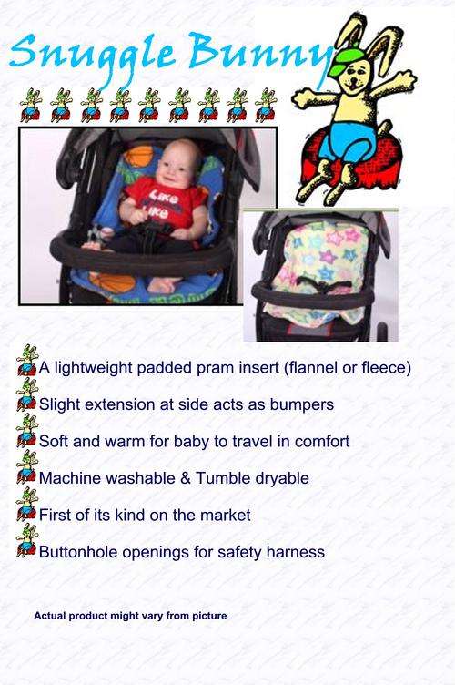 Snuggle Bunny (Fleece Pram Insert)