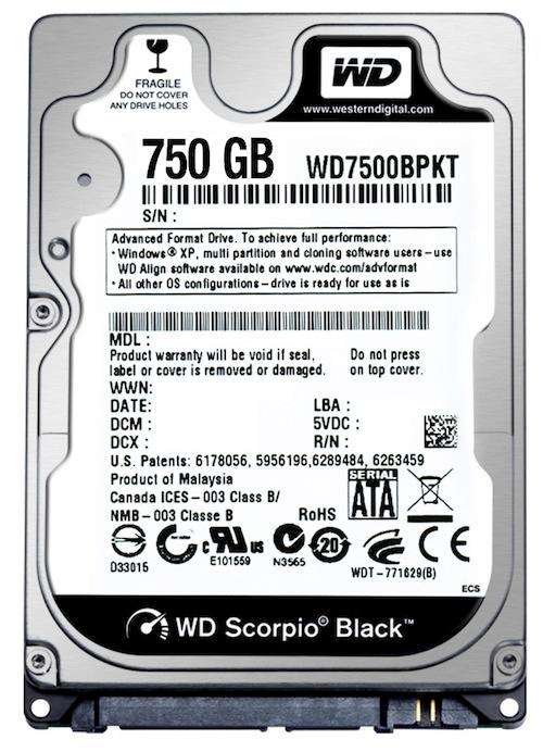 Western Digital Scorpio BLACK External Drive USB 3