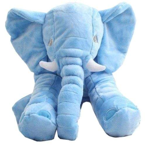 (no grey)Cuddle Stuffed Elephant Pillow Very Soft For Baby