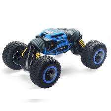 RC Remote 4WD Double Sided  (1:16 scale) 2.4G Transformer Rock Crawler 2 IN 1 Green (ONLY)