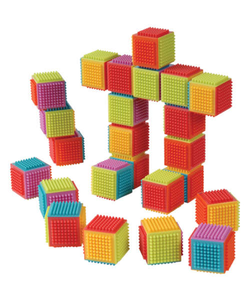 Bristle Cube Building Block Set 12pics