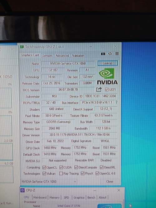*Special* 3rd Gen Core i7 + 8gb ram + GTX 1050 Gaming pc