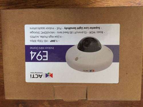 ACTi E94 Dome 1.3MP Camera (NEW)