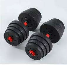 40KG Plastic/Cement Mix Dumbells and Barbells Weights