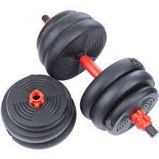 40KG Plastic/Cement Mix Dumbells and Barbells Weights