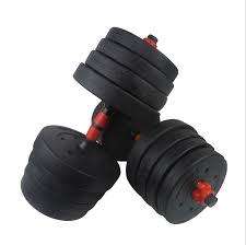 40KG Plastic/Cement Mix Dumbells and Barbells Weights