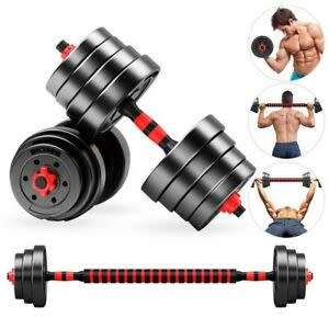 40kg Plastic Cement Indoor Fitness Weight Lifting Adjustable Dumbbells