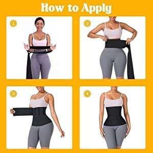 High Quality Tummy Wrap Waist Trainer Belt 6 metres by 12cm