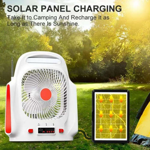 Solar Fan With Speaker