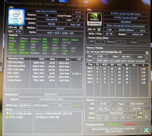 Dell Precision M4800