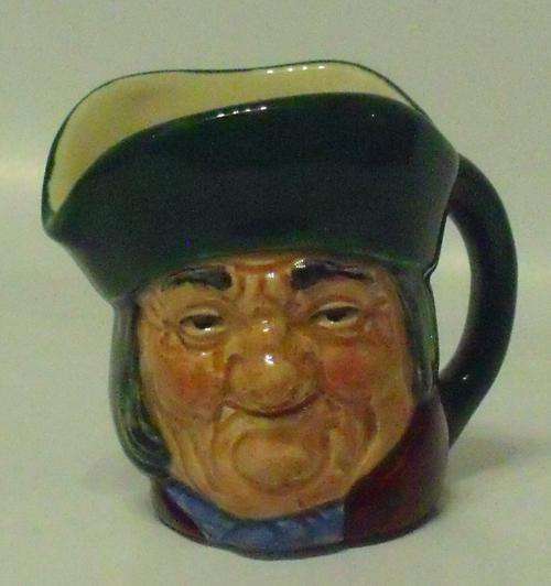 ROYAL DOULTON 'TOBY PHILPOTS' MINIATURE CHARACTER JUG NO D6043