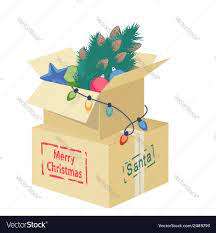 Big box full of christmas decorations !!!!!!!