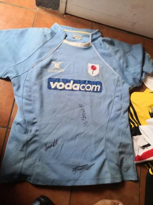 Rugby Jersey Bulls Signed Jersey