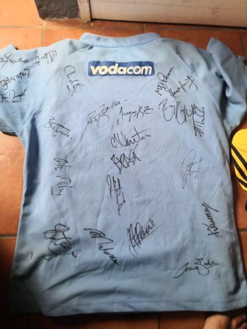Rugby Jersey Bulls Signed Jersey