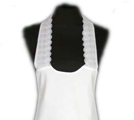Truso Ladies White Lace Apron