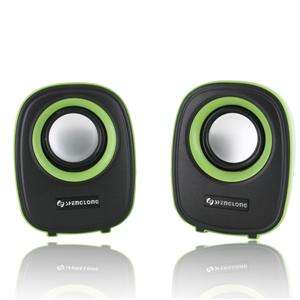 USB 2.0 Mini Multimedia Stereo Speaker 2.0 with 3.5mm Jack/ Volume Control Button for PC/ MP3/ MP4/