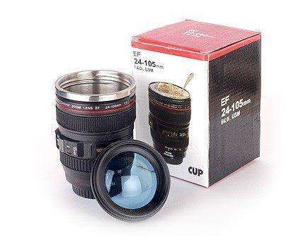 Camera Lens-Shaped Mug