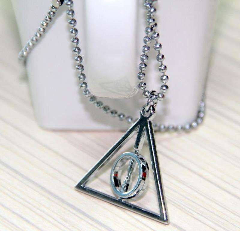 Harry Potter Silver Deathly Hallows Pendant