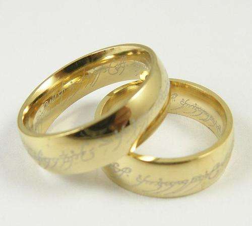 Lord of the Rings 18K Gold Plated Ring