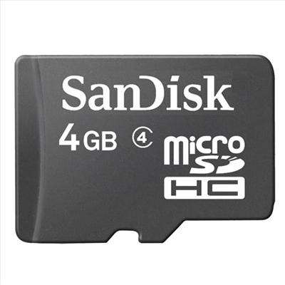 4GB SanDisk Micro SDHC Class 4