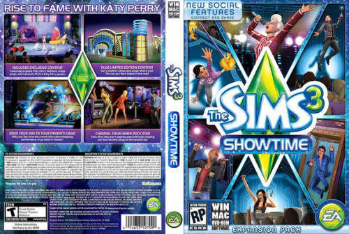 The Sims 3 Expansion Pack Showtime AS NEW!!