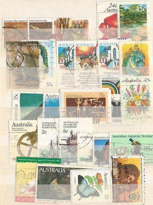 Selection of Australian Stamps