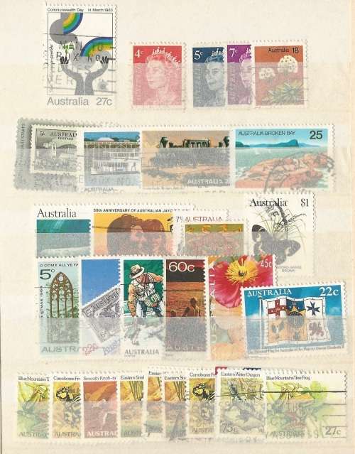 Selection of Australian Stamps