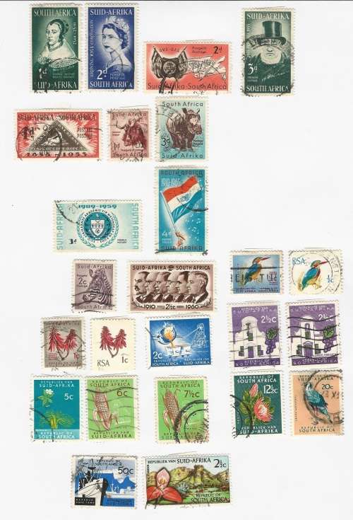 Selection of South African Stamps
