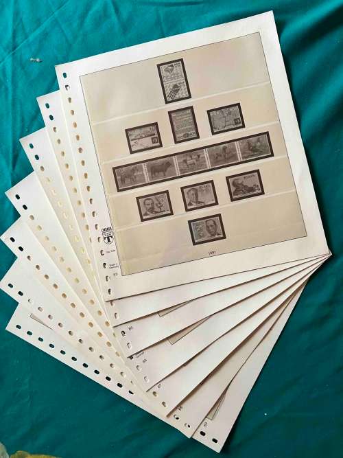 South Africa Preprinted Lindner Pages, Format: 272 X 296 Mm With 18-Ring Perforation, pages 63 - 69