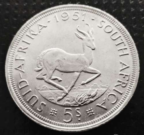1951 Silver Five Shillings