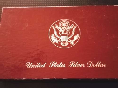 1984 USA Olympic $1 Proof .900 Silver Coin with certification