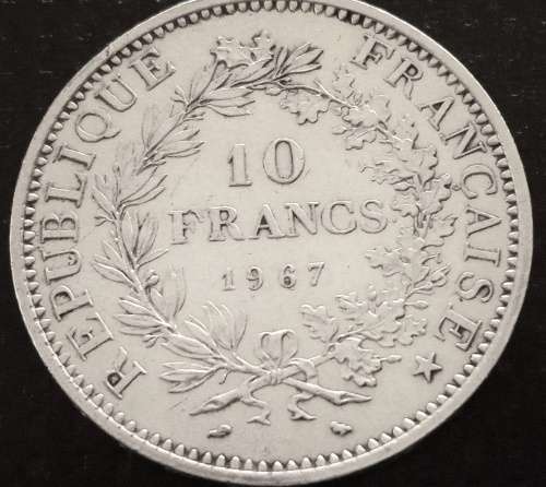 1967 France Silver 10 Francs - 90% silver
