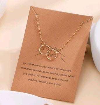 NECKLACE WITH CARD