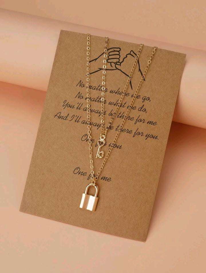 LOCK AND KEY NECKLACE
