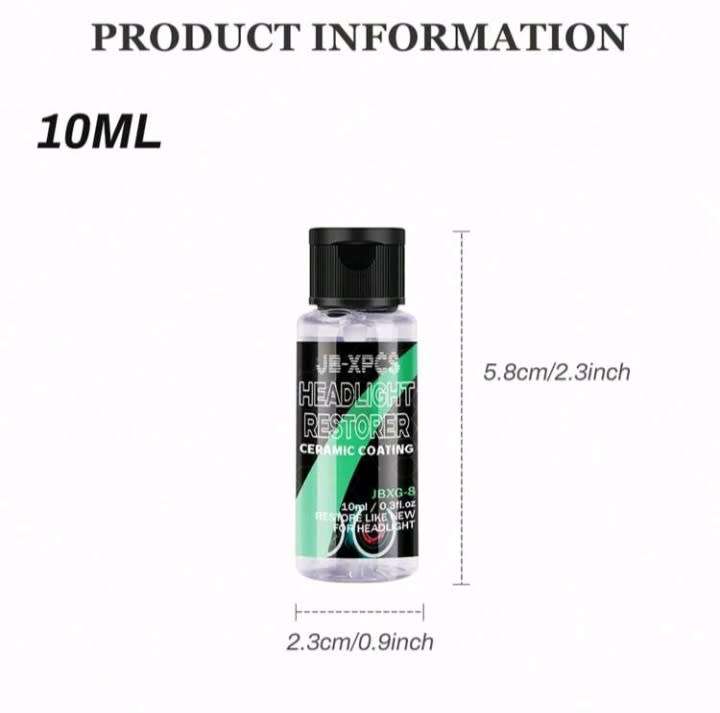 Headlight restoring liquid