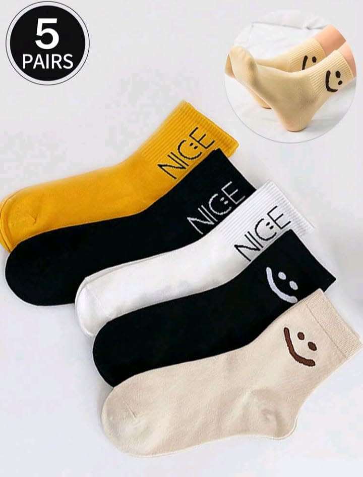Ladies socks 5 pairs