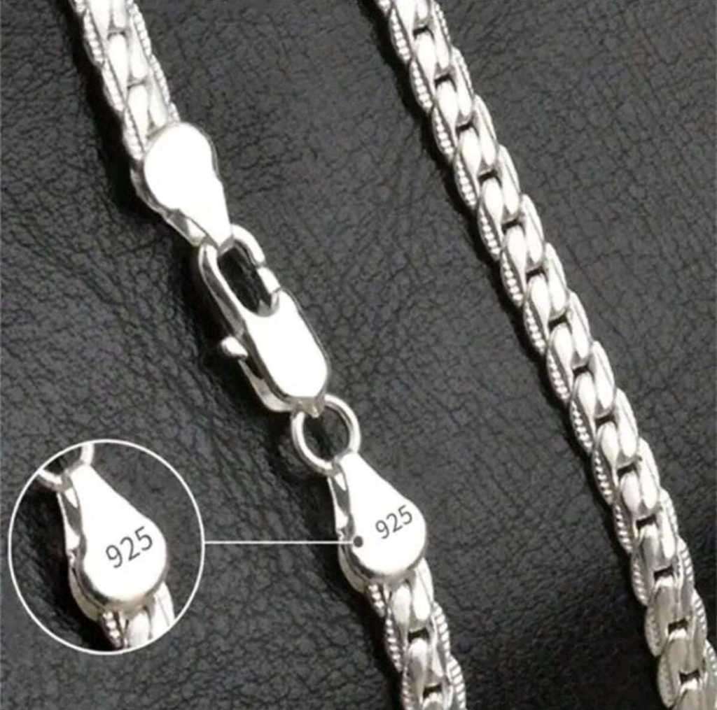 Beautiful 925 Sterling silver mens chain